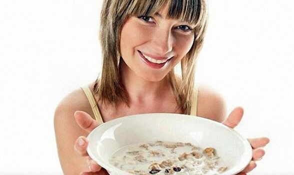 Dieta avižinė dribsniai